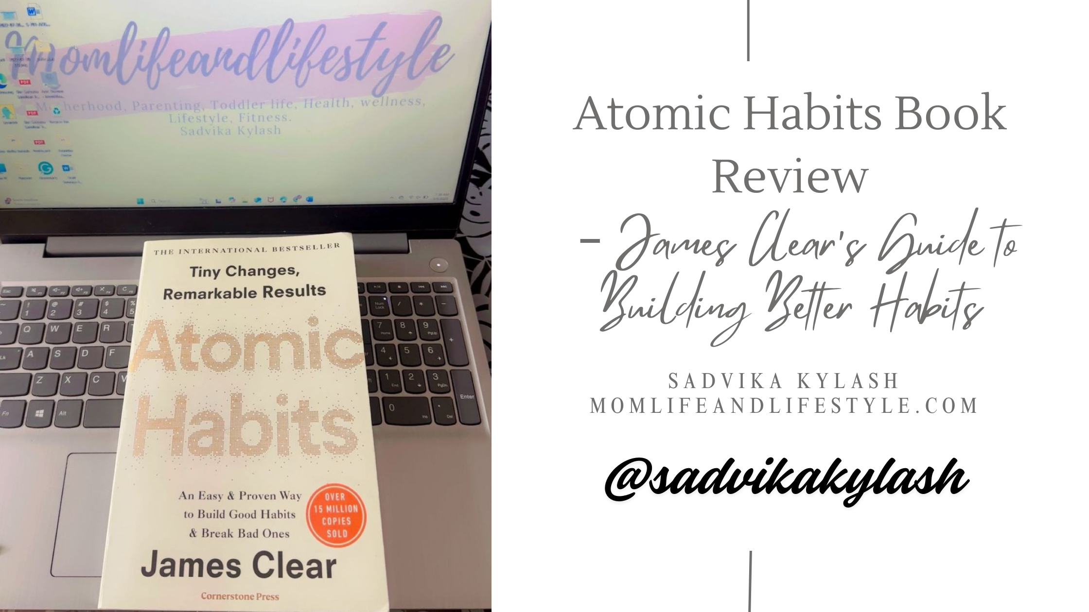 Atomic Habits by James Clear – Book Cover and Review