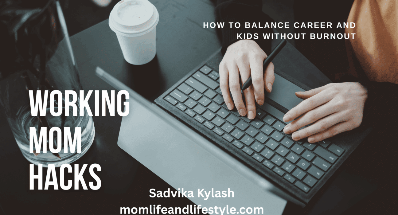 working mom balancing kids and career
