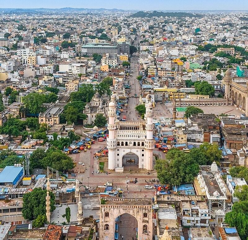 Charminar — perhaps the most recognisable symbol of Hyderabad.
Image taken from Google